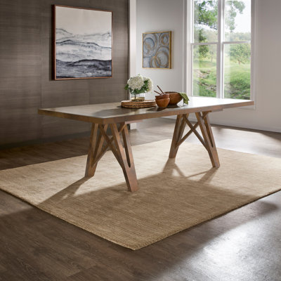 Cipolla Wood Finish 72"-90" Extendable Dining Table