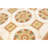 Hand-Knotted High-Quality Ivory and Gold Area Rug