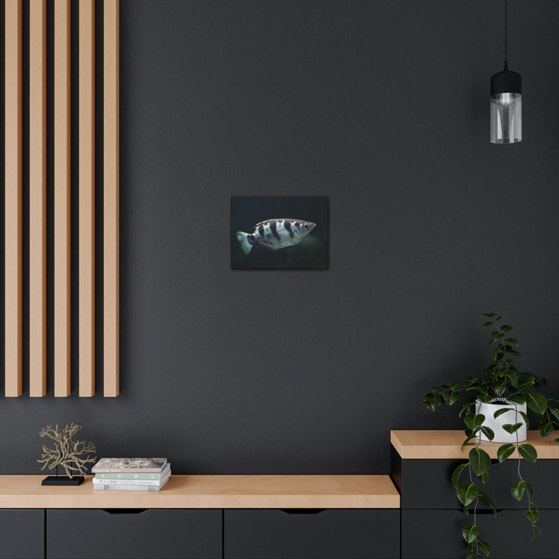Art de poisson majestueux Archer, H 12 po x l 18 po