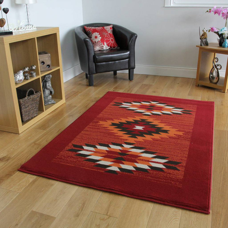 Bewdley Southwestern Area Rug, Rectangle 120 x 170cm