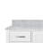 Flynt 61'' Single Bathroom Vanity with Carrara Marble Top-64627258-64627259
