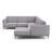 Araujo Right Hand Facing Upholstered Sectional
