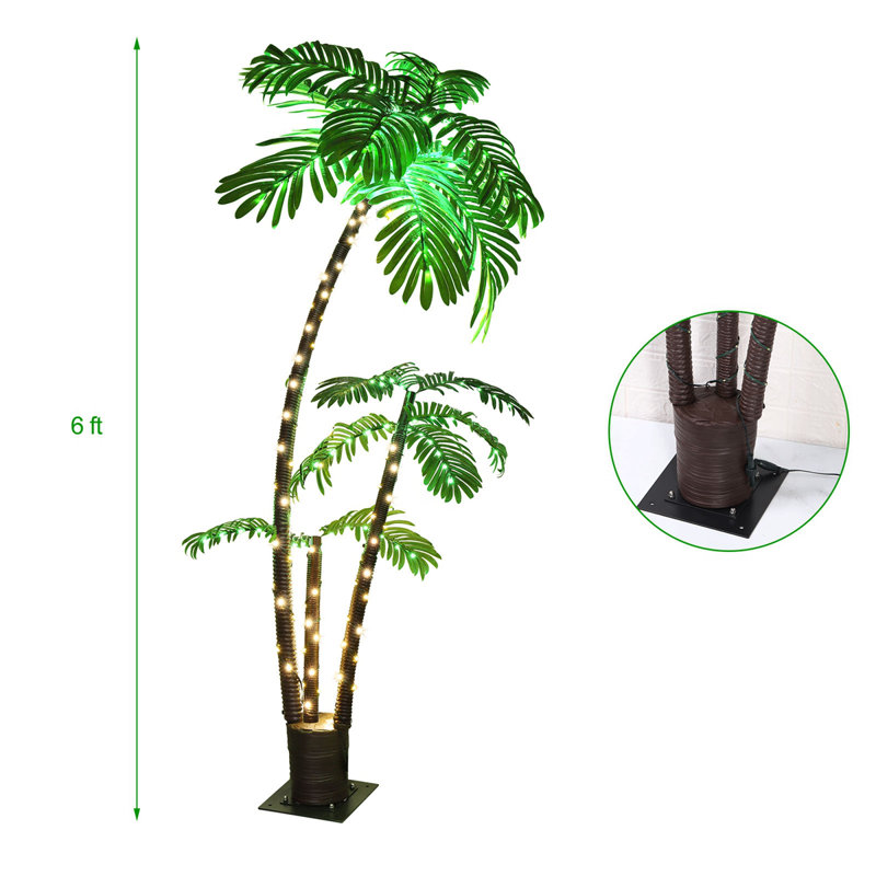 Palmier artificiel autoportant 73 po