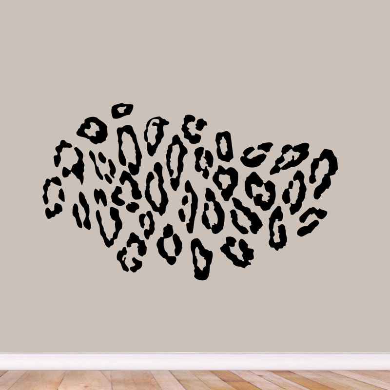 Non-Wall Damaging Wall Decal, Black