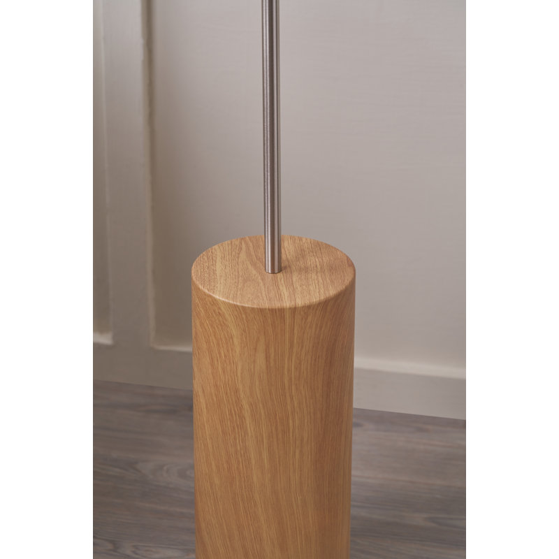 Bobbylee 161cm Brushed Traditional Floor Lamp
