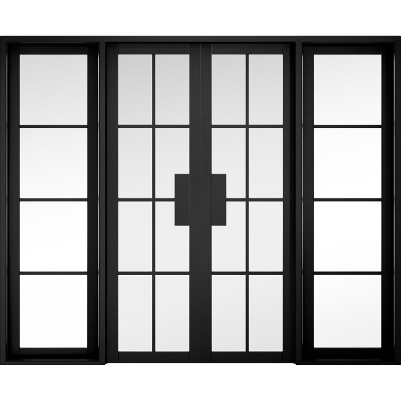 Black Malvern W8 Internal Door
