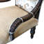Fauteuil antique de style Louis XV