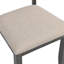 Chaise d'appoint de salle à manger rembourrée en bois massif Archy-1107675274