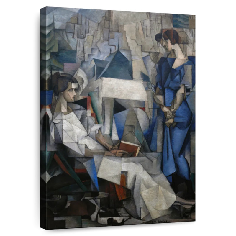 Portrait de deux femmes Avery, H 39 po x l 26 po