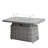 Ebba Aluminum Adjustable Height Fire Pit Table-637420186