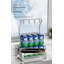 Porte-éponge mural en acier inoxydable et support à vaisselle pour évier de cuisine, aucun perçage requis, organisateur peu encombrant pour éponges et serviettes