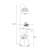 White Solid Wood + Iron Free form Floor Lamps