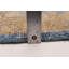 Tapis bleu marine noué à la main unique 7 pi 10 po x 9 pi 9 po Jules Serapi