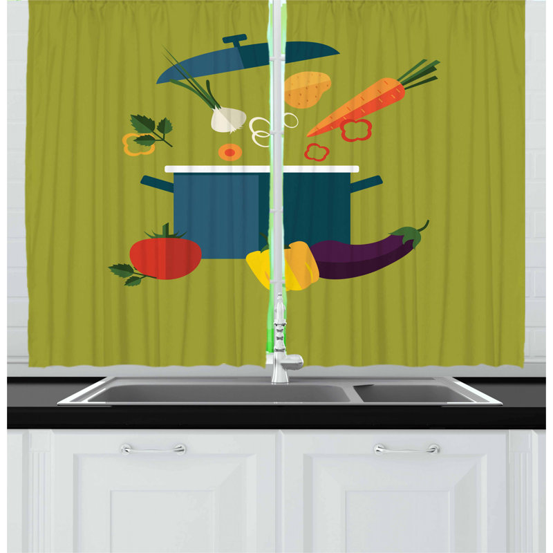 Tailored Kitchen Curtain