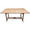  Cosper Rectangular Teak Extendable Outdoor Dining Table With Umbrella Hole , 71'' in. W 43'' in. D