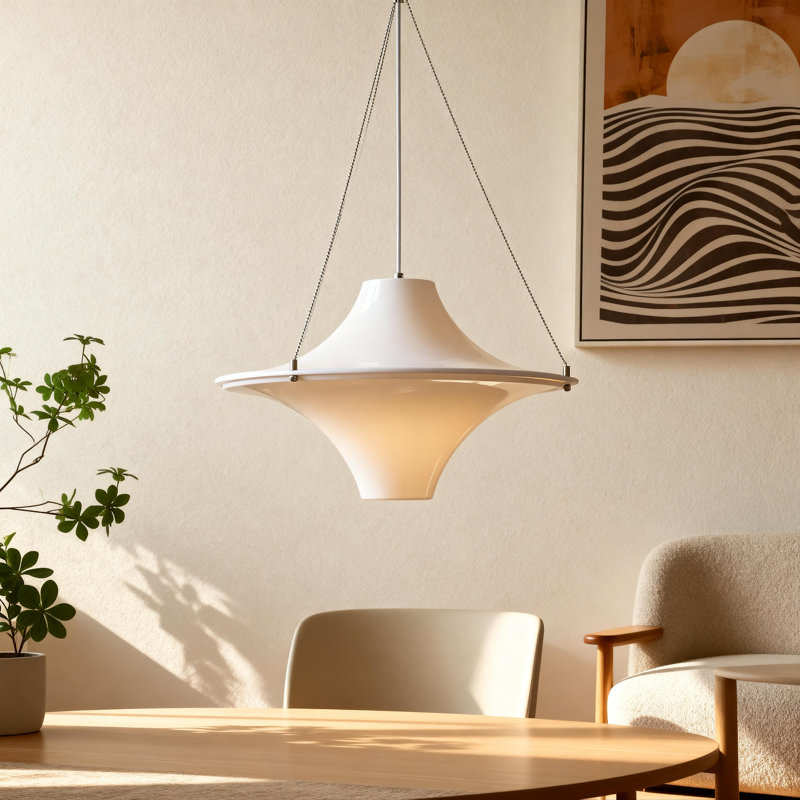Luminaire suspendu 1 lumière soucoupe volante