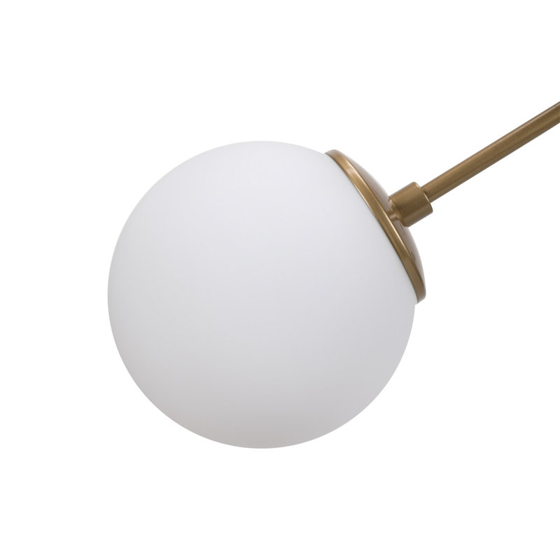 Plafonnier semi-encastré 2 lumières 17,32 po Navi, Or