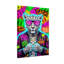 Animaux, imprimé léopard argent, style graffiti-410596960