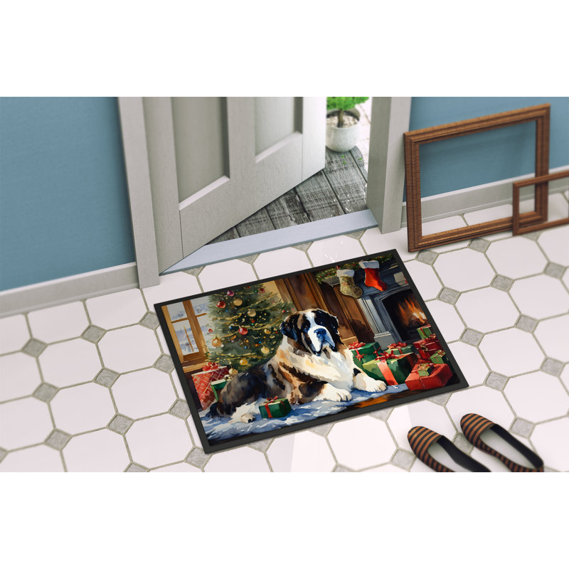 Tapis antidérapant Jestude pour l'intérieur et l'extérieur, L 18 po x L 27 po