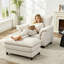 Fauteuil d'appoint surdimensionné avec repose-pieds-1164876915