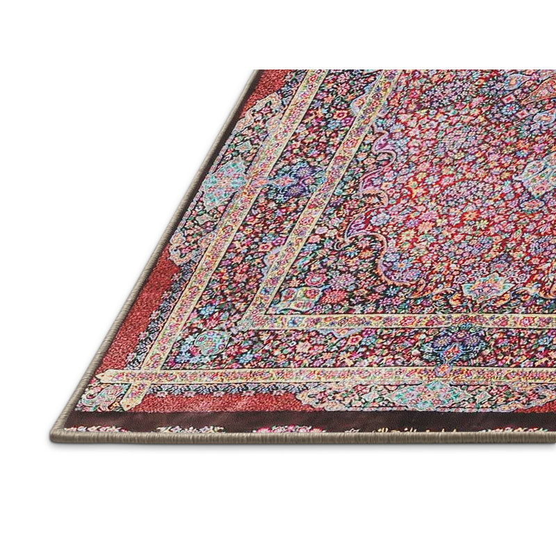 Tapis oriental rouge / Mehroon, Rectangle 5 pi x 7 pi