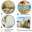 Tournesols sur la plage - ensemble de reproductions d'art mural tournesols-1837177674-1837177679