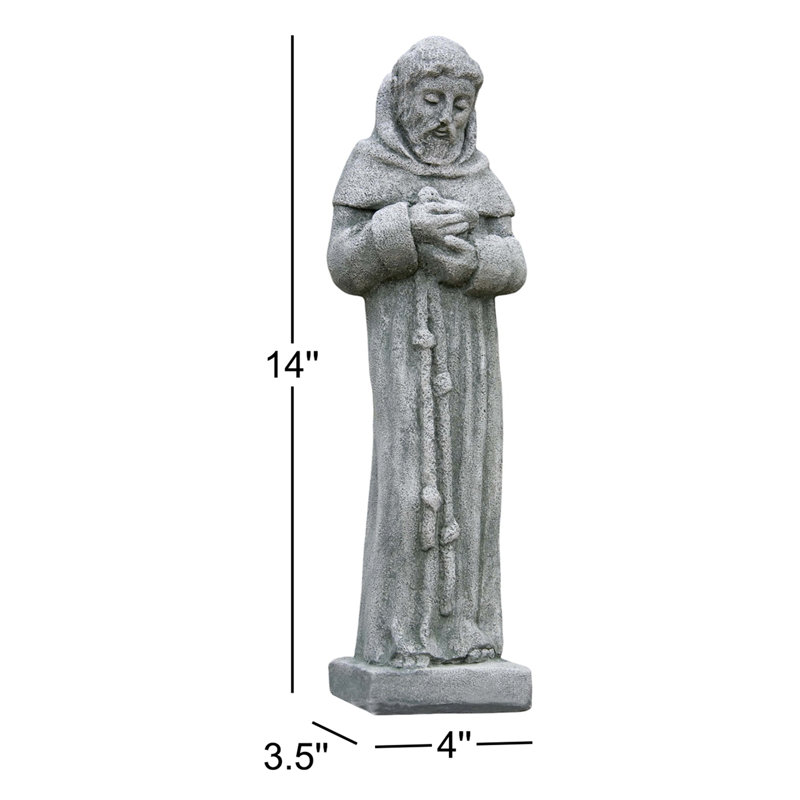 Weather Resistant UV Resistant Garden Statue, Alpine Stone