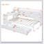 Lit de jour en bois avec 3 tiroirs, ports USB et bureau-1059077572