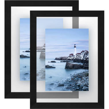 Modern Float Frame for 6x6 Photos | Made in The USA by Wexel Art