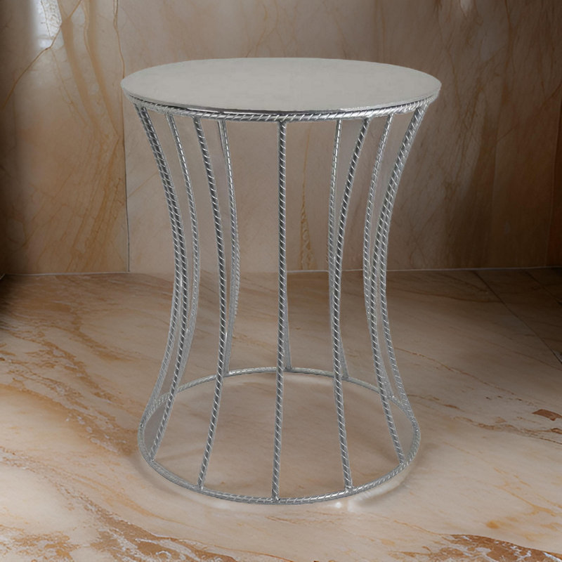 Support pour plante Maylynn, Gris / blanc
