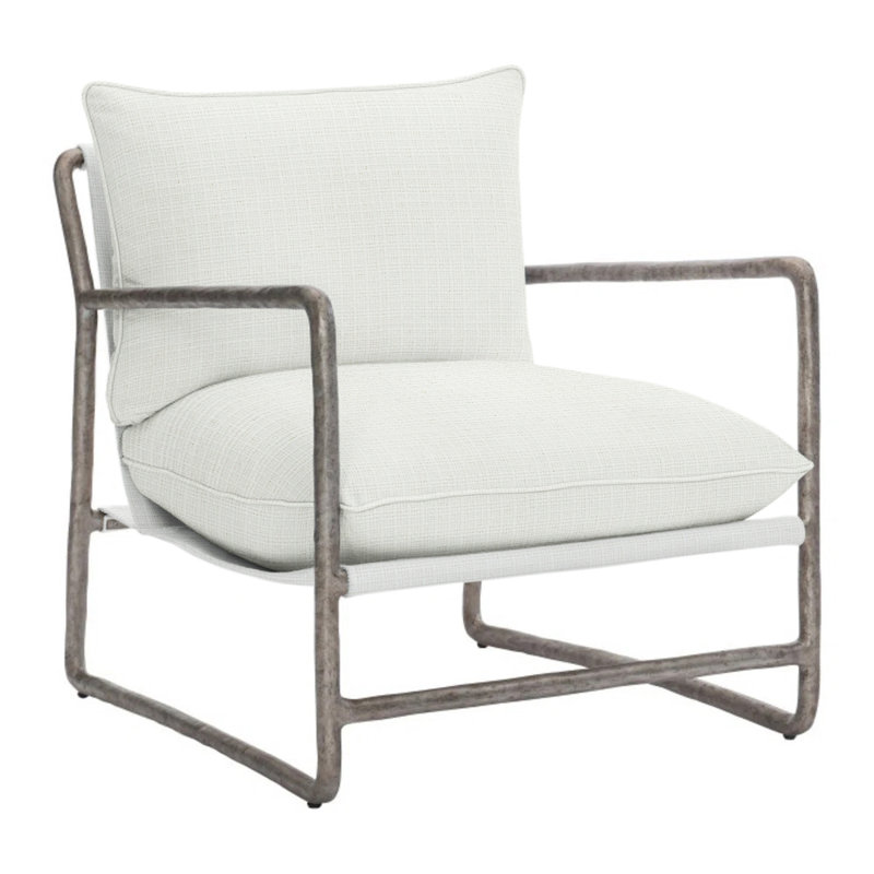Sorrento Swivel Patio Chair with Cushions, Cream Linen 6025-002