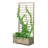 Dharmesh Wood Planter Box with Trellis