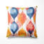 Coussin décoratif moderne Modern - coussin scandinave bleu et orange-125947198
