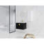 Meuble-lavabo 28 po avec lavabo en céramique et armoire d'appoint 28 po - Châtaignier noir-605671512