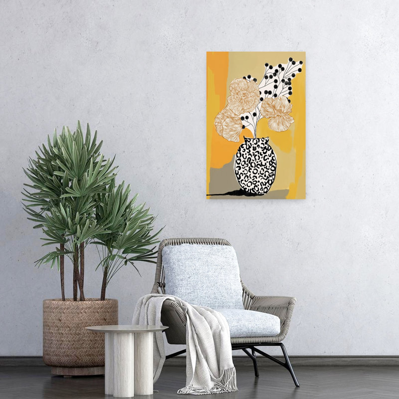 Art contemporain, art contemporain abstrait, H 24 po x l 16 po