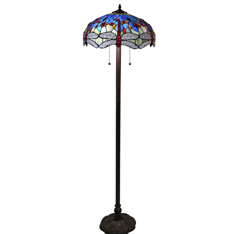 Lampe sur pied Corentin, Blue, 18"