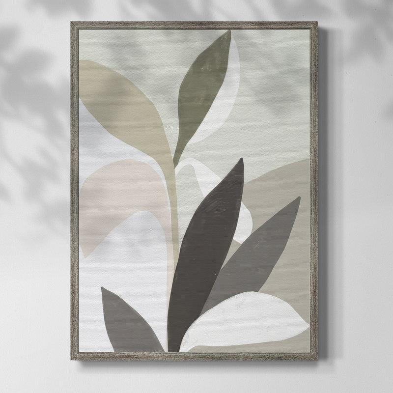 Papier découpé Sproutling I, reproduction encadrée - bois massif, H 30 po x l 24 po