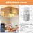 20.9" Boho Caged Ceiling Fan With Light Kit And Remote Control