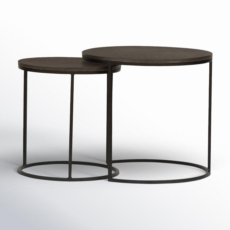 Lavastone Stone Nesting End Table