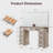48" Farmhouse Makeup Vanity Desk With Hd Mirror And Lights, Vanity Table With 8 Drawers，With Glass Top And Power For Bedroom-1805907743