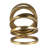 Decorative Metal Ring Object for Home Decor Sculpture - Modern Abstract Figurine for Stylish Decorations in the Living Room - Gold-291613409