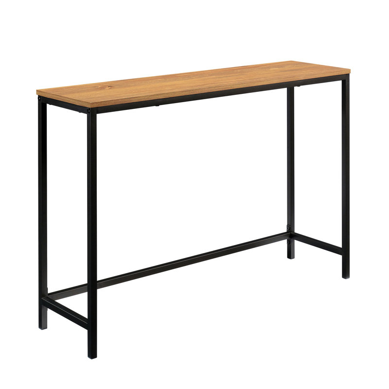 Console Table, Brown Finish