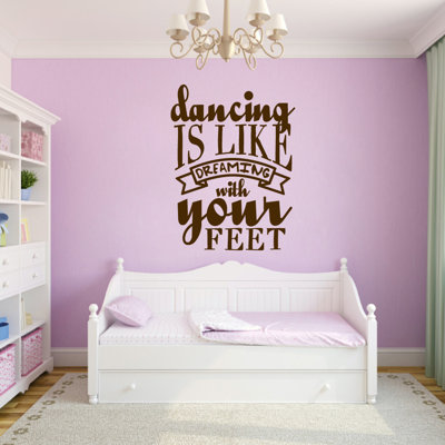 Décalcomanie murale danse like rêve