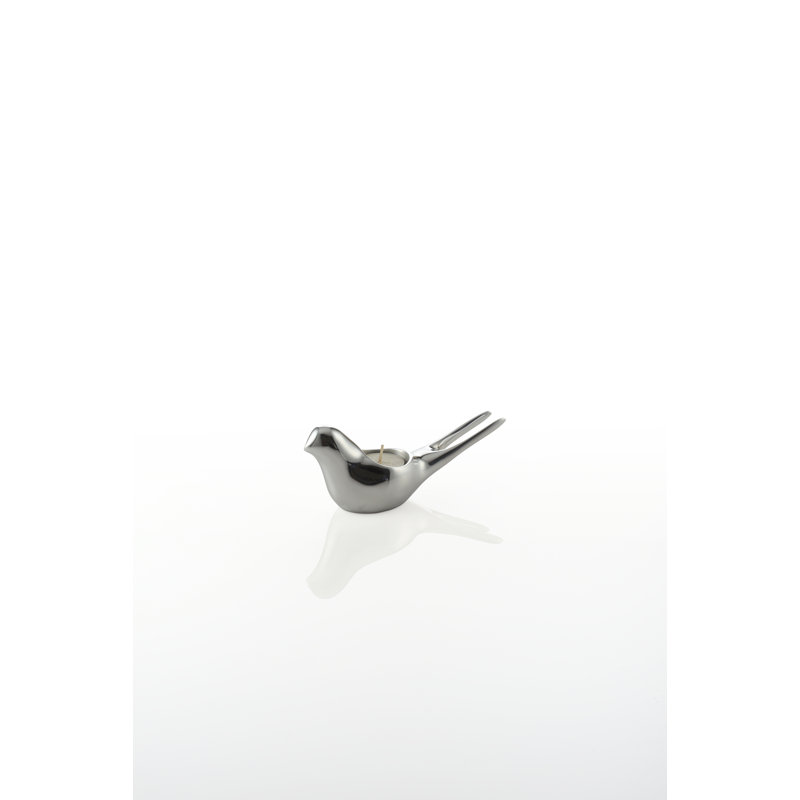 Photophore en métal Dove, Argent