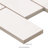 Azira 12 in. x 12 in. Polished Porcelain Mosaic Subway Floor and Wall Tile-40590142