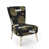Animal Print Black/Gold Polyester Blend selected