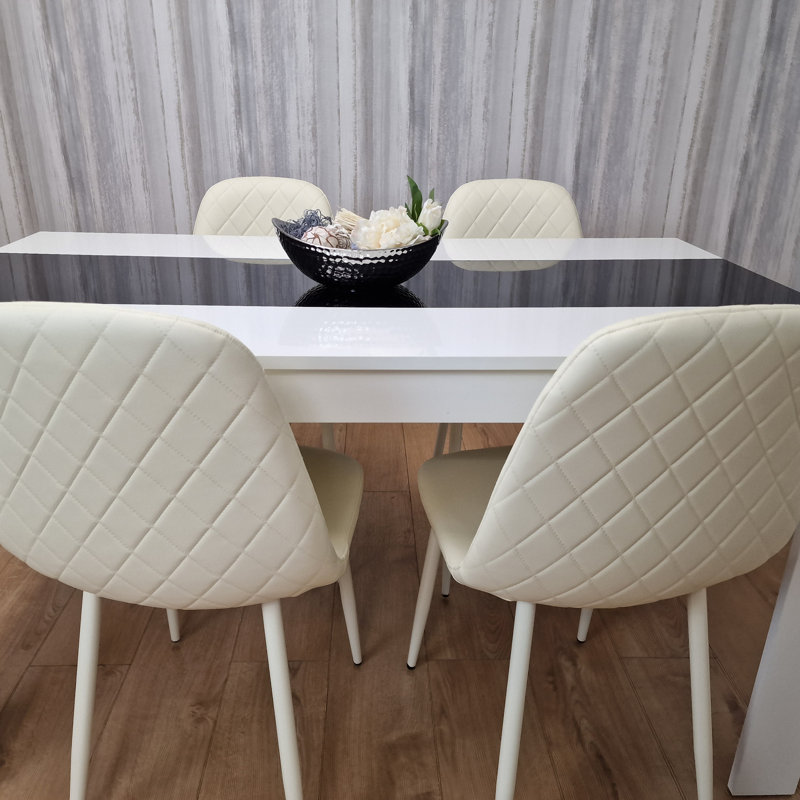 Bobi 4 - Person Dining Set, H75 x L117 x W77cm