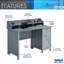 Bureau avec bahut Eldred-26828695