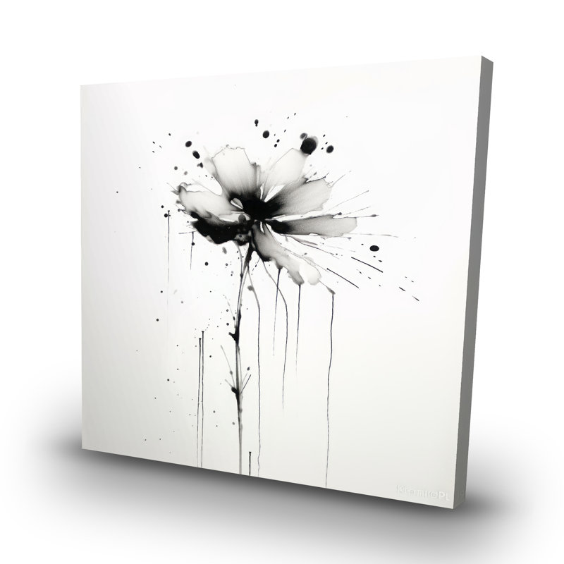 Exploding flower - 32"x32" art on canvas