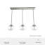 Luminaire suspendu grappe linéaire 3 lumières Saddle Creek-73725925-73725927